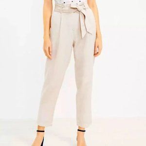 LOFT Petite Paperbag Taper Pant